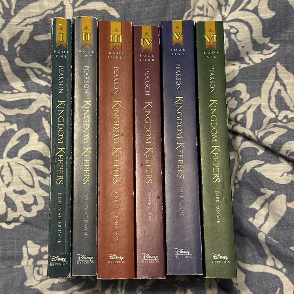 Pearson Kingdom Keepers Book Set - Green, Purple, Red, Brown
